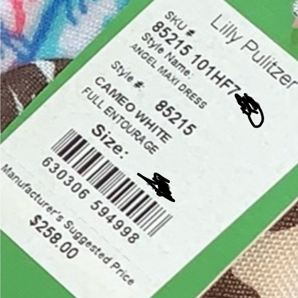 Lilly PULITZER White Brown Angel Maxi Halter Dress Sz S Zebra Animal Print Beach - Picture 10 of 16